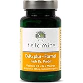 telomit D3K2plus-Formel - Kapseln mit Moringa-Pulver
