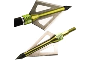 WEREWOLVES Pack de 12 têtes de flèche Arrow 3 Lames Tir à l'arc Arrow Heads Tips 100 Grains pour arbalète et Arc à poulies