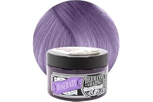 ‎HERMAN'S AMAZING DIRECT HAIR COLOR Herman’s Amazing Hair Color | Rosemary Mauve | auswaschbare lila Haarfarbe auf Conditioner Basis | Vegan | Cruelty Free | Semi Permanente Haartönung | 115 ml | Purple