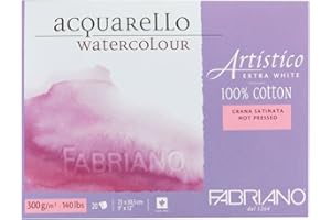 Fabriano Acquarello Watercolour Paper, 23x30,5, White