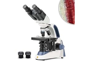 SWIFT SW380B microscopio binoculare professionale,40X-2500X,Con oculari grandangolari 10X e 25X, condensatore Abbe