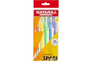 NATARAJ All Spark Ball Pen, Blue