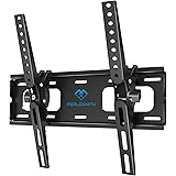 TV Wall Bracket Tilting Bracket for 26-55 Inch Flat & Curved Television or Monitor up to 60 kg, Max. VESA 400 x 400 mm