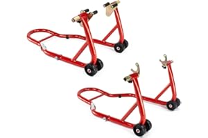 RICAMBI WEISS STVKW MONTAGESTÄNDER Set RicambiWeiss VORNE & HINTEN MOTORRADSTÄNDER