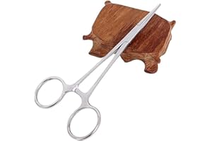 WUWYOUWL Pinza emostatica, forbici per animali domestici in acciaio inossidabile cane gatto, orecchie, fermagli per capelli, strumento forbici da pesca