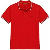 TIMSHEL Erkek Premium Polo Yaka T-Shirt, Pike Kumaş, Regular Fit, Kısa Kollu