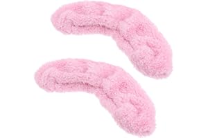 IMIKEYA 1 Pair Skate Covers Soft Plush Ice Skate Covers Pink Ice Skate Protector for Hockey Skates Figure Skates Ice Skates, Extra Large-26x6.5cm