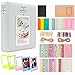 Produktbild Ablus Store 2x3 Zoll Fotopapier Film Album Set für Fujifilm Instax Mini Kamera/HP Sprocket Fotodrucker/Polaroid Snap, Z2300 und Zip Instant Printer (Rauchiges Weiß, 64 Taschen)