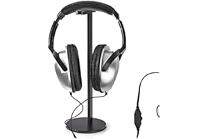 TronicXL Fernsehkopfhörer Kopfhörer Kopfbügel + Ständer Halterung 6m langes Kabel TV Fernseh kompatibel mit Sony LG Panasonic Grundig Samsung Philips Toshiba Hisense Medion Bügel Stereo Fernseher