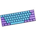 Sunzit Keycaps, 61 Keycaps Backlight Two-Color PBT Keycaps OEM Profile for Cherry MX Switches RK61/ALT61/Annie/Mechanical Key