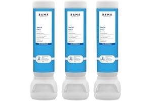 Bama Shoe Deo – (3x 100 ml) - geruchsneutralisierendes Schuh Deo, Schuhspray für hygienische Frische im ganzen Schuh