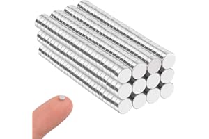 OCEUMAOA 300 Pack Magnets Strong 3x1mm Small Magnets Mini Magnets for Crafts Round Magnets for Miniatures Neodymium Magnets for Whiteboard Board Fridge