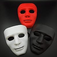 Favela Women's Long lasting Theme Parties Stoneman Party Masks Pack of 3 Random Colour