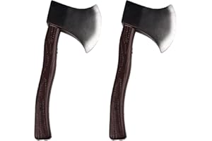 AOVNA 2 Pieces Fake Axe Realistic Axe Toy Fancy Dress Accessory Plastic Axe Cosplay Props for Halloween Haunted House