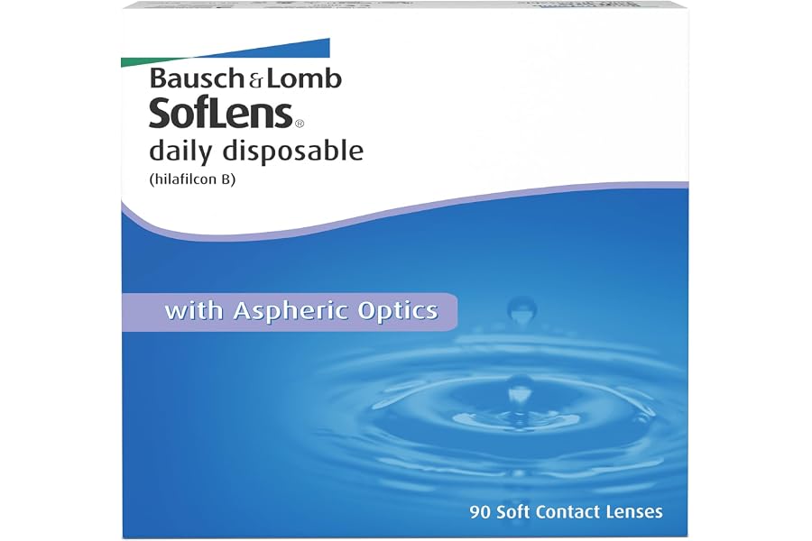 SofLens Daily Disposable Lenti a Contatto Giornaliere Correttive, 90 Lenti, BC 8.6 mm, DIA 14.2 mm, -2.5 Diopt