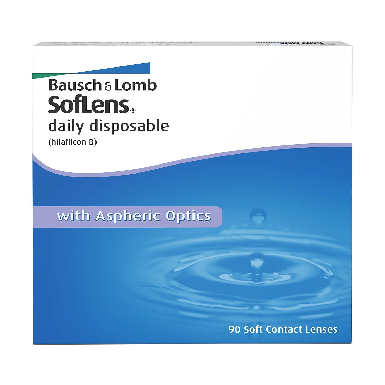SofLens Daily Disposable Lenti a Contatto Giornaliere Correttive, 90 Lenti, BC 8.6 mm, DIA 14.2 mm, -3.75 Diopt