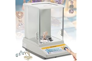 HANCHEN Analytical Balance 120g/0.0001g High-Precision Digital Balance Scale For Laboratory Pharmacy 0.1mg 220V JJ124BC