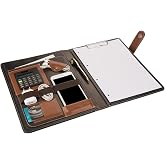 2K Kapaklı Sekreterlik Padfolio Hesap Makinalı A4 100 Yaprak Kapasiteli Vegan 24,5x32 cm.