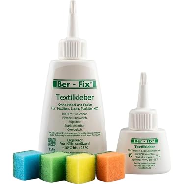 Ber-Fix Textilkleber Set - Stoff & Markise (40g+150g)