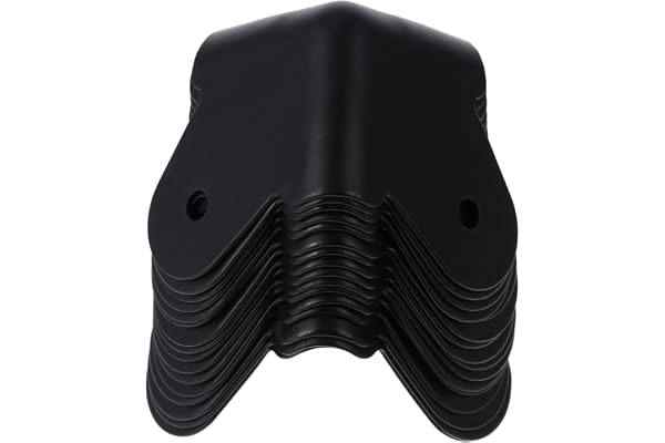 Abaodam 16pièces Protecteurs Angles Métal Pour Enceinte Protecteurs De Coins Arrondis Pour Armoires Audio Accessoires Durables Et Esthétiques