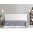 Testiera Letto Stampa Digitale Imitazione Legno Pegasus - 200x60 Cm, Colore Bianco, Leggera E Facile Da Installare