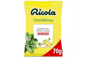 Ricola Sachet de 70g sans sucres Citron Mélisse