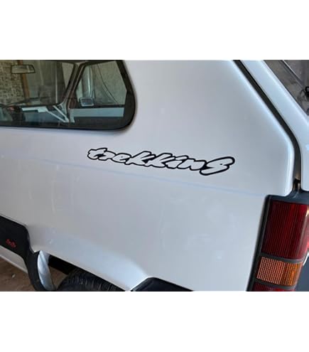 Adesivo Offroad Per Fiat Panda 4x4 - Scritte Per Portellone Posteriore In Vinile, Colore Rosso - Foto 3