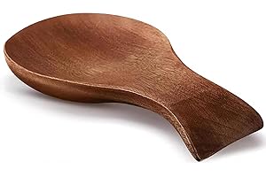 DOINEUFL Spoon Rest Kitchen, Kitchen Gadgets 2025 New, Wooden Eco-Friendly Recyclable Shatterproof Spoon Holder Kitchen Rest, Heat Resistant Rest for Kitchen Counter, Teaspoon and Cooking