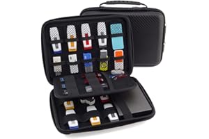 FunYoung Clé USB Organizer Sac de Rangement Case Organizer pour USB Sticks SD Accessoires pour Cartes mémoire Collection