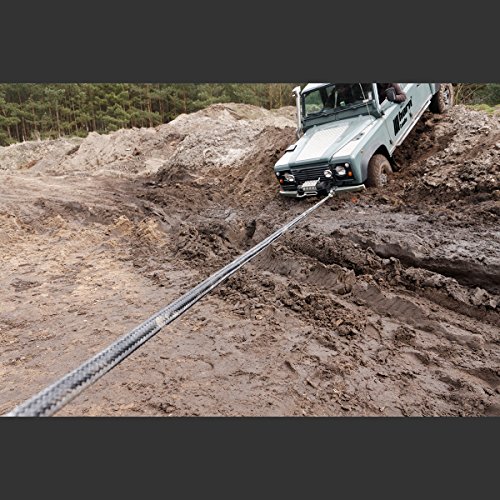 Bergeseil kinetisch 24mm x 6,5m 12,7to schwarz von horntools - 7