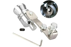 Riloer Fischietto di scarico turbo per auto silenziatore - Fischietto per tubo di scarico del silenziatore per moto universale per auto, per auto, veicolo, forte valvola di sfiato, suono ruggito, XL