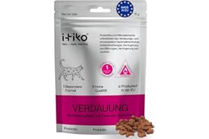 Verdauungshelfer für Katzen | Unser Probiotika Gegen Durchfall Katze Wirksam | Alternative zu Heilerde | Kein gewöhnliches Leckerli, sondern die Beste Darmgesundheit für Ihre Katze–von ITIKO