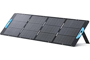 Anker SOLIX PS200 Solarpanel mit verstellbarem Ständer, 200W faltbares Solarladegerät, IP67 wasserdicht, 23% höhere Umwandlung & Effizienz, Für Camping, Wohnmobil, Stromausfall