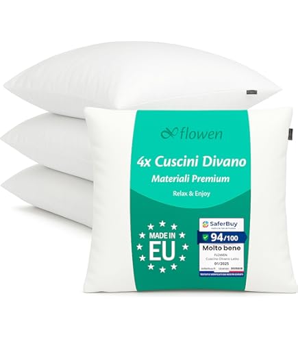 Interno Cuscino 63x63 Imbottitura Cuscini 50x50 Set Imbottiture