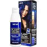 Neva Flashy Colors Semi Permanent Hair Dye Electric Blue/Electric Blue 100 Ml