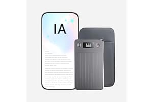 WOEAOZY 64GB Grabadora de Voz IA - Mini Grabadora Transcribe y Resume con tecnología de IA Soporta 256 Idiomas, Grabadora de Audio Genial para Lección, Llamada, Entrevista