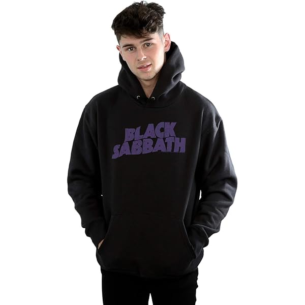 Black Sabbath Patch Black Sabbath Band Pullover Hoodie Maroon