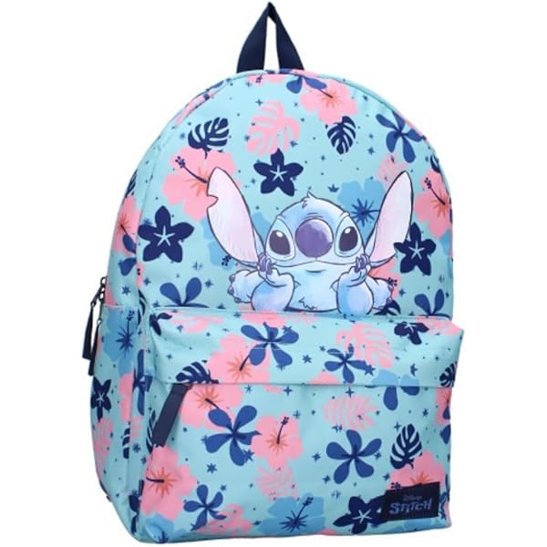 Sac à dos STITCH Clin d' il Made for FUN par Disney Lilo & Stitch Sac à dos  pour enfants | école maternelle couleur pêche dimensions 31 x 22 x 9 cm,