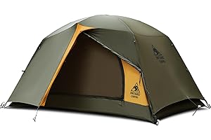 OneTigris Stella 4 Season Camping Tent Backpacking 1/2 Person Waterproof Lightweight Easy Setup Instant 3000mm Waterproof Rating Outdoor Hiking Tent