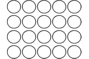 UXCELL sourcing map Nitrilo Caucho Tóricas Juntas, 21mm OD 18mm ID 1,5mm Ancho, Métrico Sellado Empaquetadura, Paquete de 20