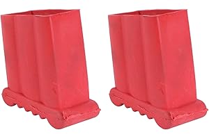 Veemoon 2 Pz Piedi Della Scala Tappetino Per Scaletta Antiscivolo Estensione Piedini Della Scala in Gomma Rilievi Della Scala Tappetino a Scala Pavimento Gomma Da Cancellare Estensore