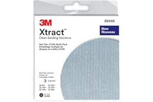 3M CLAW 3M Xtract Gitternetz Schleifscheibe 310W, 28966, 2x80+, 2x120+, 2x180+, 2x320+, 125 mm x NH, 10 per innen, Job Multi-pack