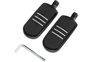 TCMT StreamLiner Repose-pieds pour Harley Iron 883 Sportster 883 1200 93-13 (Repose-pieds style B, noir)