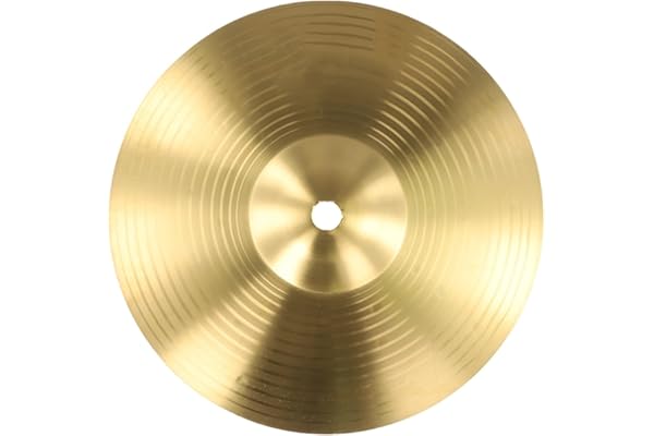Cymbals Splash Cymbale Splash 20,3 cm pour batterie, finition traditionnelle en laiton, en laiton de jazz (20,3 cm)