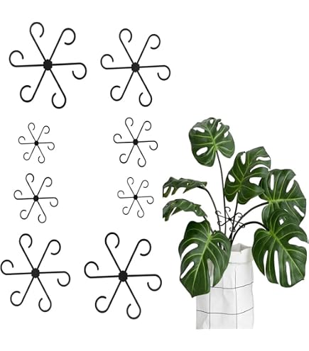 ZHDOKA 60 clip per piante rampicanti da parete, in plastica, per piante e viti autoadesive, gancio di trazione, clip per piante invisibili da giardino, decorazione per interni ed esterni