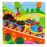 Generic Kind 16 Stück Holz-Puzzle Spielzeug für Bildung und Lernen (#26)