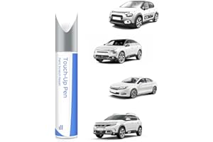 PARTS4EV EWP Blanc Banquise/Polar White Peinture de retouche pour Citroën Correspondance exacte - Réparation des rayures et des écaillages