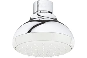 GROHE 26050001 Tempesta Classic 100 1 - Cabezal de ducha de pulverización, cromado Starlight