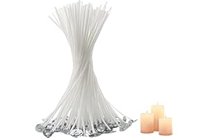 BELSVOR 100 Piezas de Mecha de Vela, 100 Piezas de Mechas para Velas (10 cm), 100 Mechas para Velas, mechas para Velas para Hacer Velas de Bricolaje, mechas para Velas