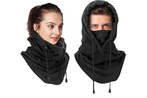 VICTERR Passamontagna, Balaclava Cappuccio Passamontagna Moto Invernale Maschere Antivento Passamontagna in Pile Maschere Scaldacollo per Sci, Ciclismo, Arrampicata, Trekking Sport Unisex